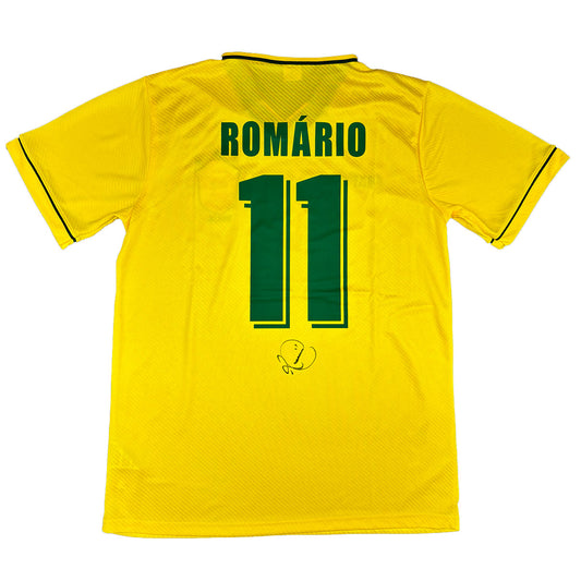 Romário Signed Brazil 1994/1996 Home Shirt