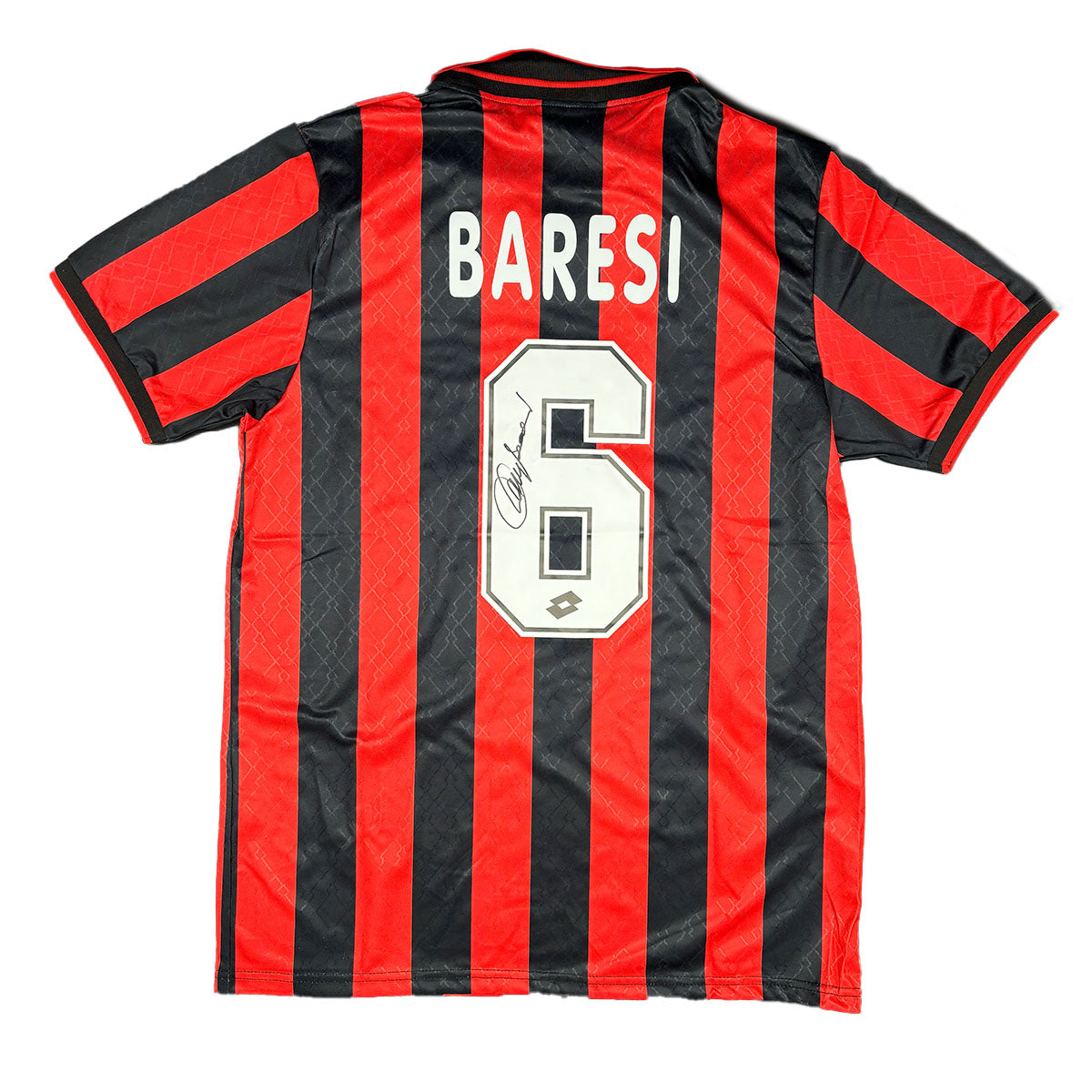 Franco Baresi Signed AC Milan 1995/1996 Home Shirt