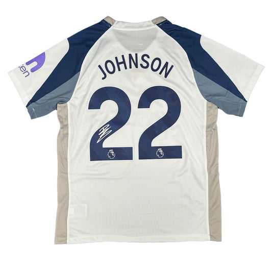 Brennan Johnson Signed Tottenham Hotspur 2025/2026 Home Shirt