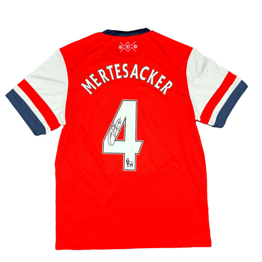 Per Mertesacker Signed Arsenal 2012/2013 Home Shirt