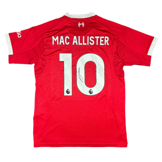 Alexis Mac Allister Signed Liverpool FC 2025/2026 Home Shirt
