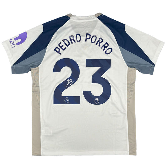 Pedro Porro Signed Tottenham Hotspur 2025/2026 Home Shirt