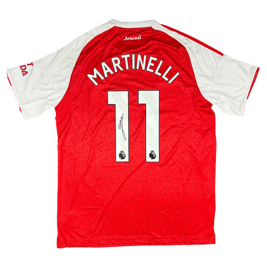 Gabriel Martinelli Signed Arsenal FC 2025/2026 Home Shirt