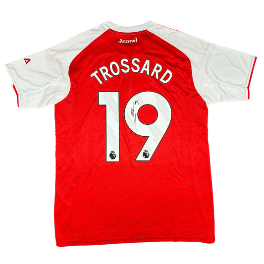 Leandro Trossard Signed Arsenal FC 2025/2026 Home Shirt