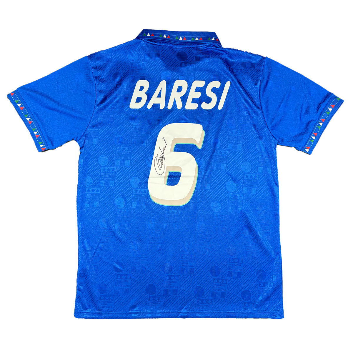 Franco Baresi Signed Italy 1994/1995 Home Shirt