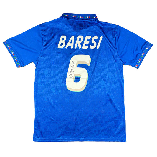 Franco Baresi Signed Italy 1994/1995 Home Shirt