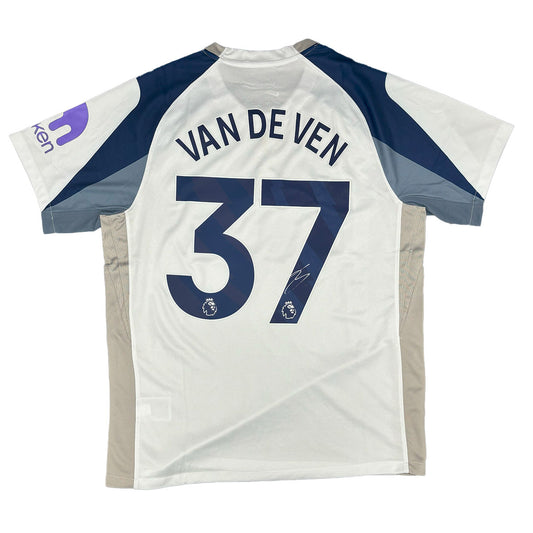 Micky Van De Ven Signed Tottenham Hotspur 2025/2026 Home Shirt