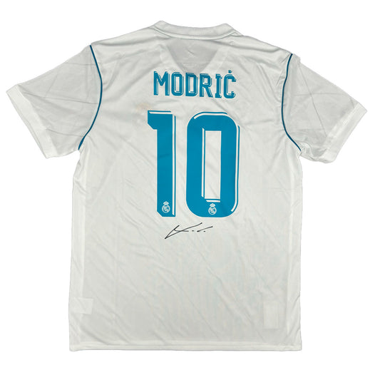 Luka Modrić Signed Real Madrid 2017/2018 Home Shirt