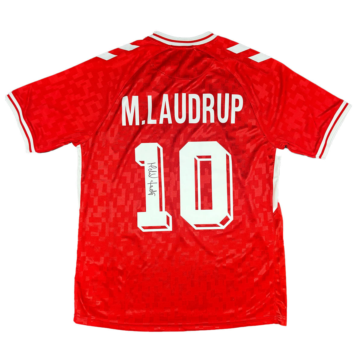 Michael Laudrup Signed Denmark 2024/2025 Home Shirt