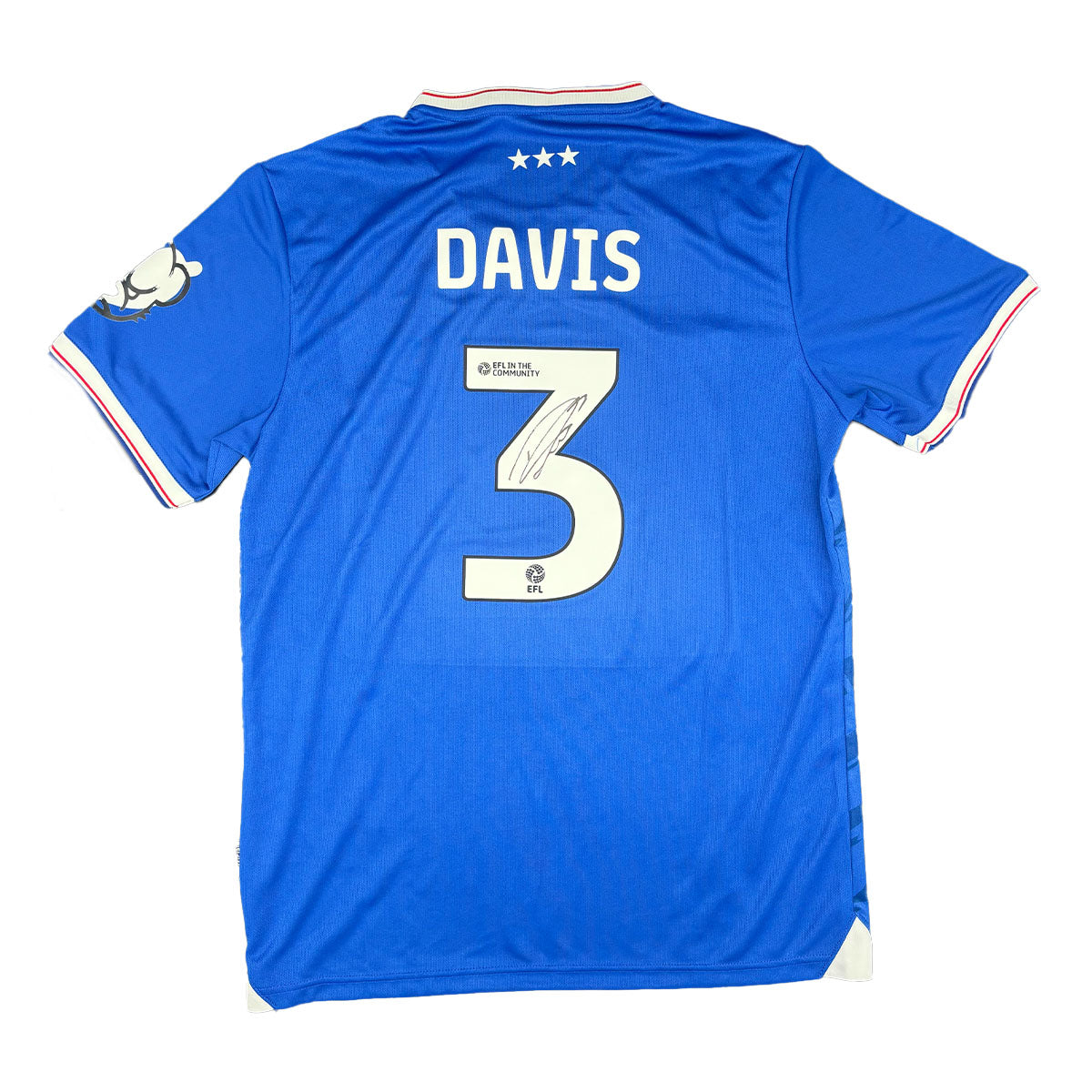 Leif Davis Signed Ipswich Town 2025/2026 Home Shirt