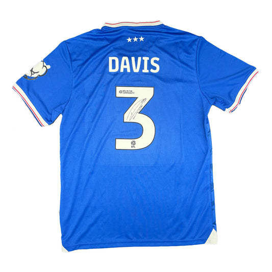 Leif Davis Signed Ipswich Town 2025/2026 Home Shirt