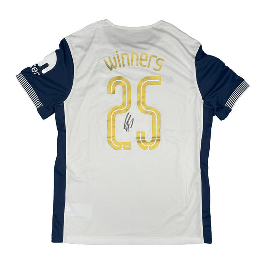 Brennan Johnson Signed Tottenham Hotspur 'Winners 25' 2024/2025 Home Shirt