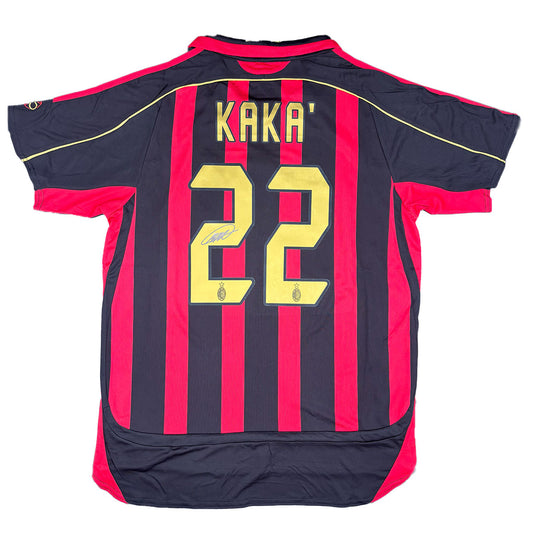Ricardo Kaka Signed AC Milan 2006/2007 Home Shirt