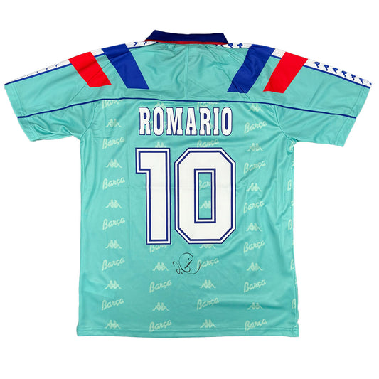 Romário Signed FC Barcelona 1992/1995 Away Shirt