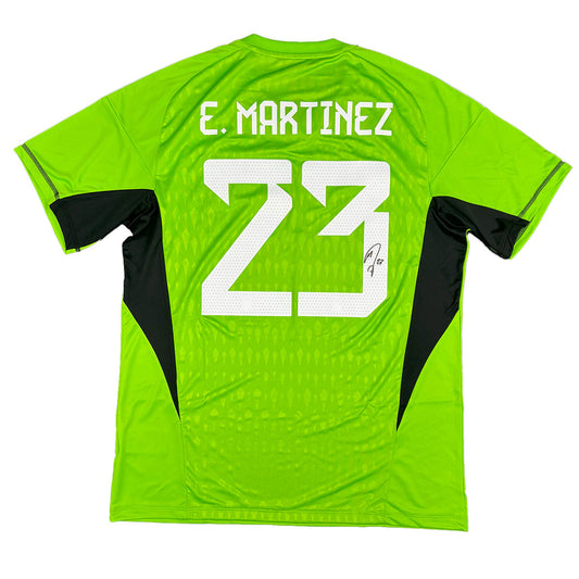 Emiliano Martínez Signed Argentina 2022/2023 Goalkeeper Home Shirt