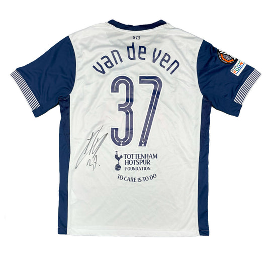 Micky Van De Ven Signed Tottenham Hotspur 2024/2025 Home Shirt