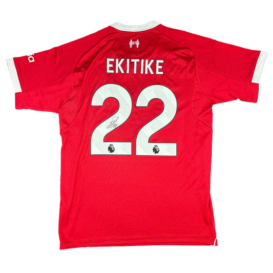 Hugo Ekitike Signed Liverpool FC 2025/2026 Home Shirt