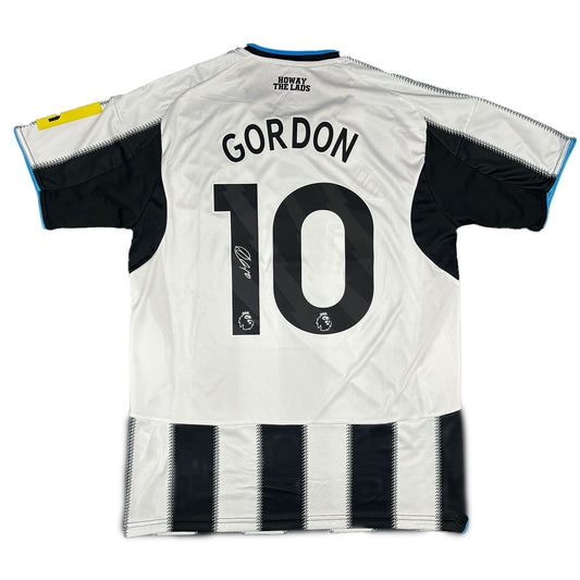 Anthony Gordon Signed Newcastle United 2025/2026 Home Shirt