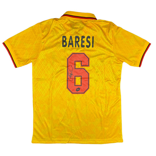 Franco Baresi Signed AC Milan 1995/1996 Third Shirt