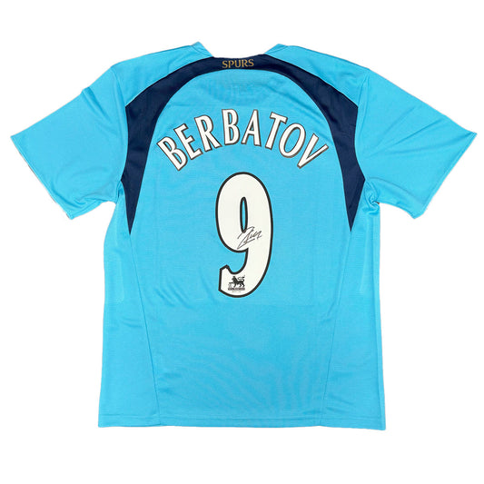 Dimitar Berbatov Signed Tottenham Hotspur 2006/2007 Away Shirt