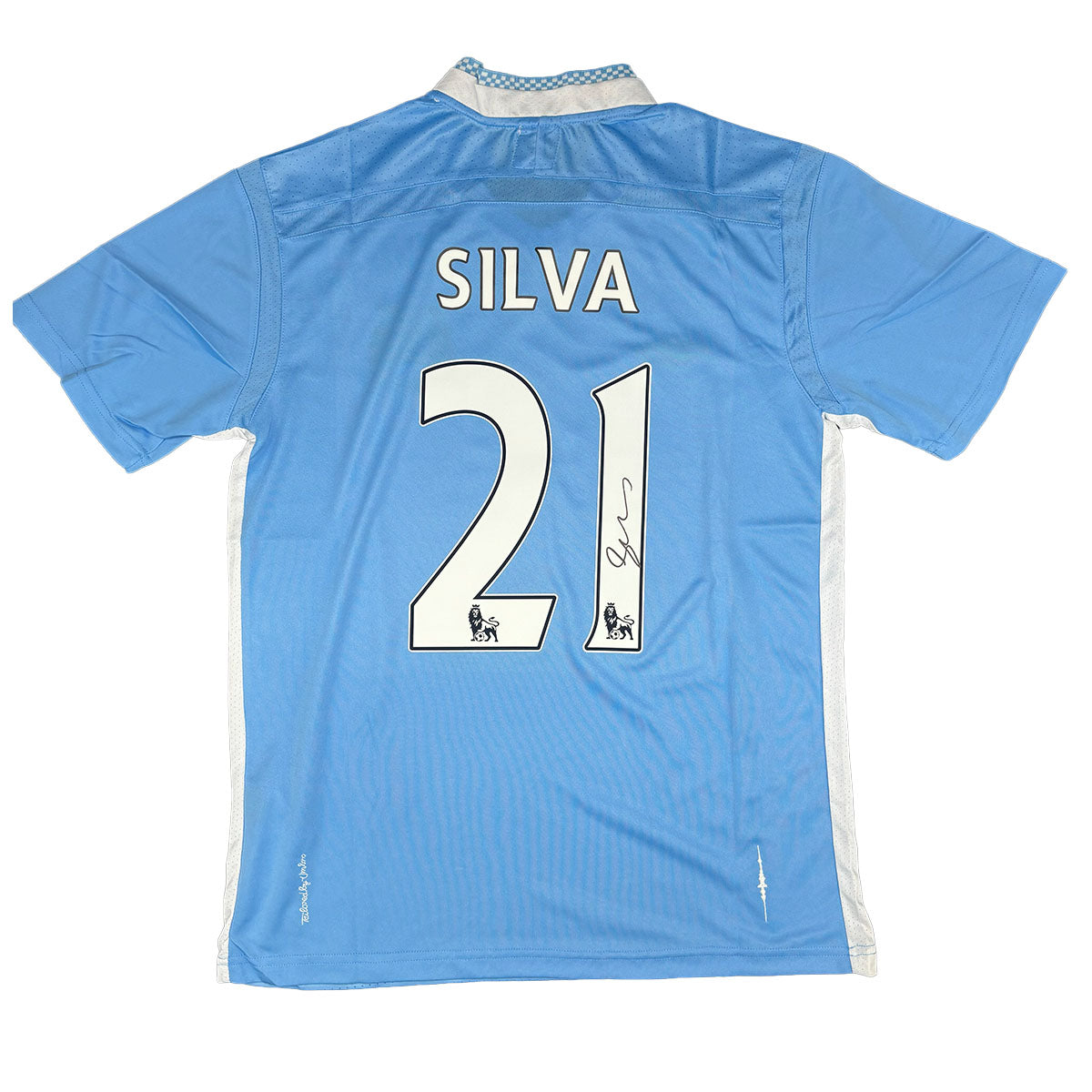 David Silva Signed Manchester City 2011/2012 Home Shirt