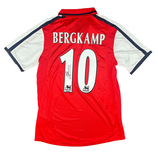 Dennis Bergkamp Signed Arsenal FC 1998/1999 Home Shirt