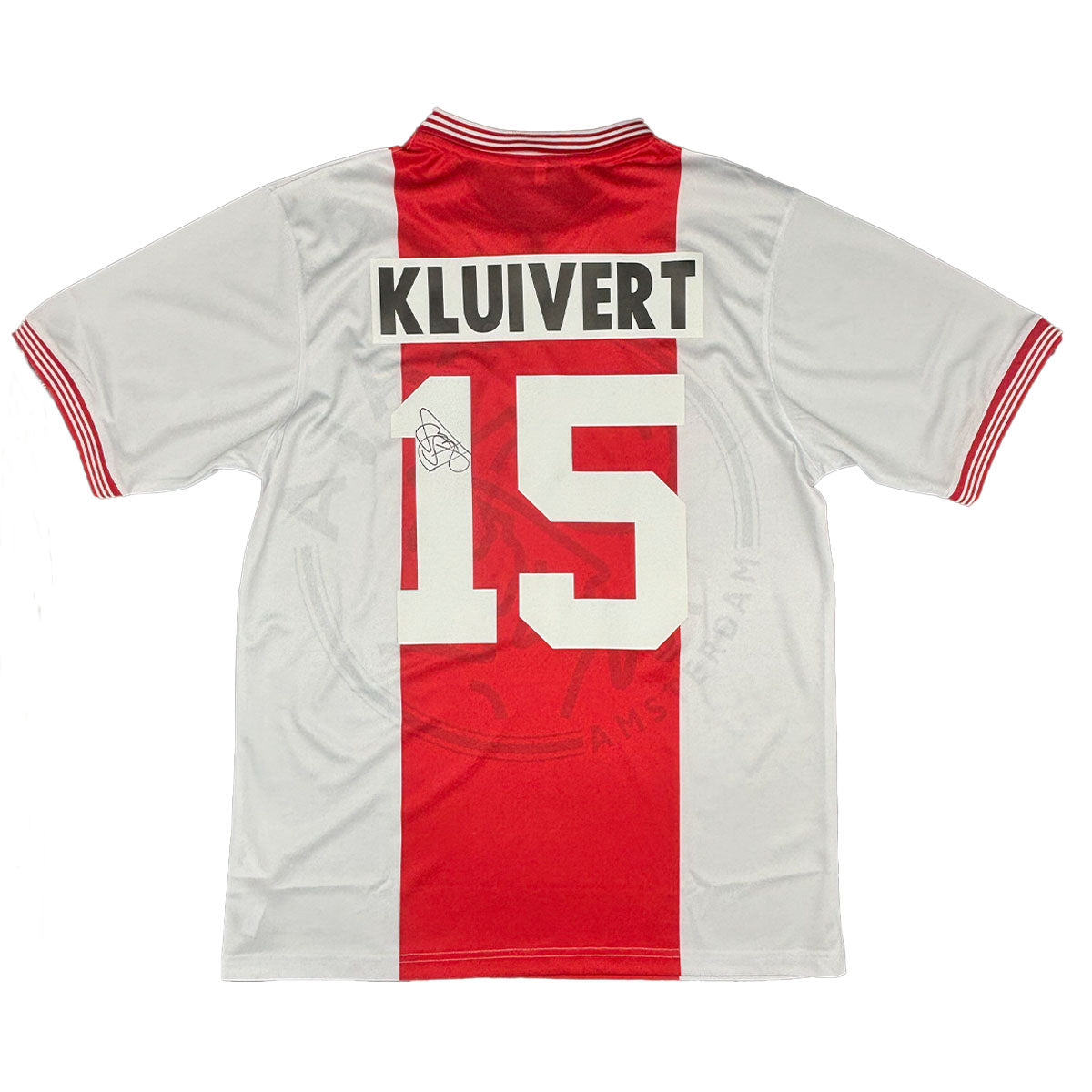 Patrick Kluivert Signed Ajax 1996/1997 Home Shirt