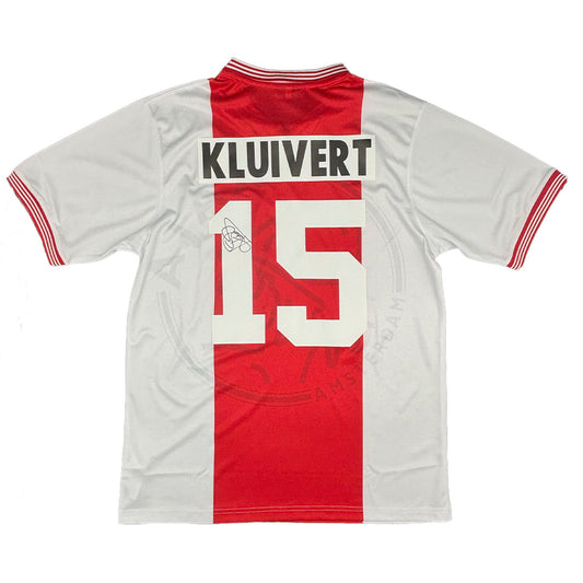 Patrick Kluivert Signed Ajax 1996/1997 Home Shirt