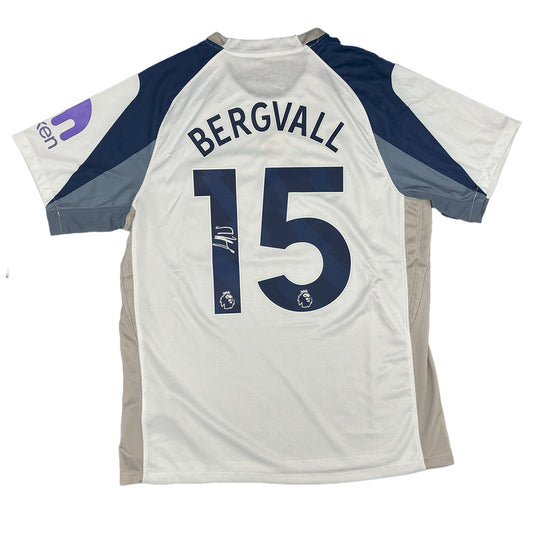 Lucas Bergvall Signed Tottenham Hotspur 2025/2026 Home Shirt