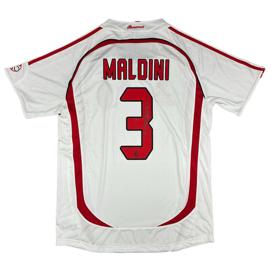 Paolo Maldini Signed AC Milan 2006/2007 Away Shirt