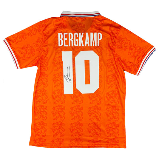 Dennis Bergkamp Signed Netherlands 1994/1995 Home Shirt