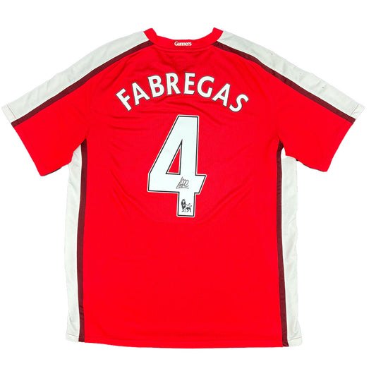 Cesc Fàbregas Signed Arsenal FC 2008/2009 Home Shirt