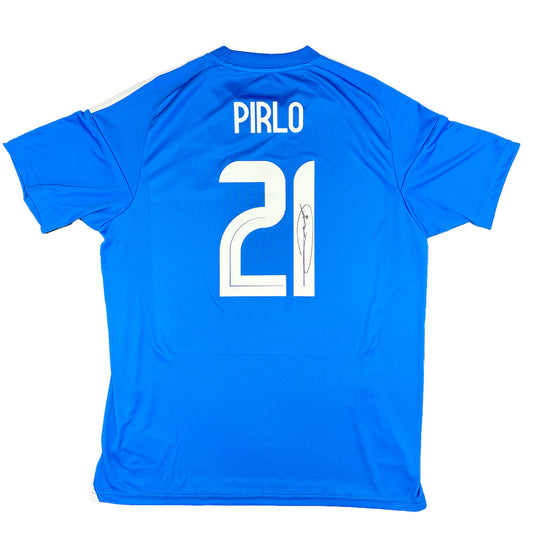 Andrea Pirlo Signed Italy 2024/2025 Home Shirt