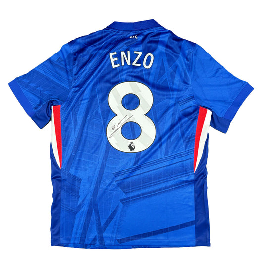 Enzo Fernandez Signed Chelsea 2025/2026 Home Shirt