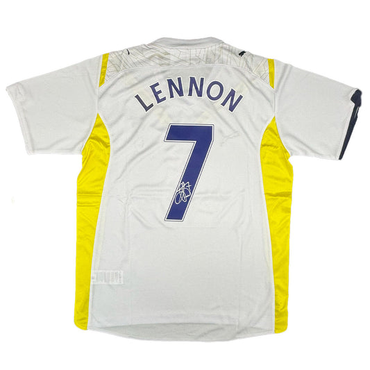 Aaron Lennon Signed Tottenham Hotspur 2009/2010 Home Shirt