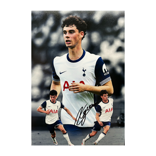 Archie Gray Signed Tottenham Hotspur A4 Photo
