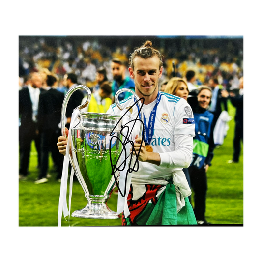 Gareth Bale Signed Real Madrid A4 Photo