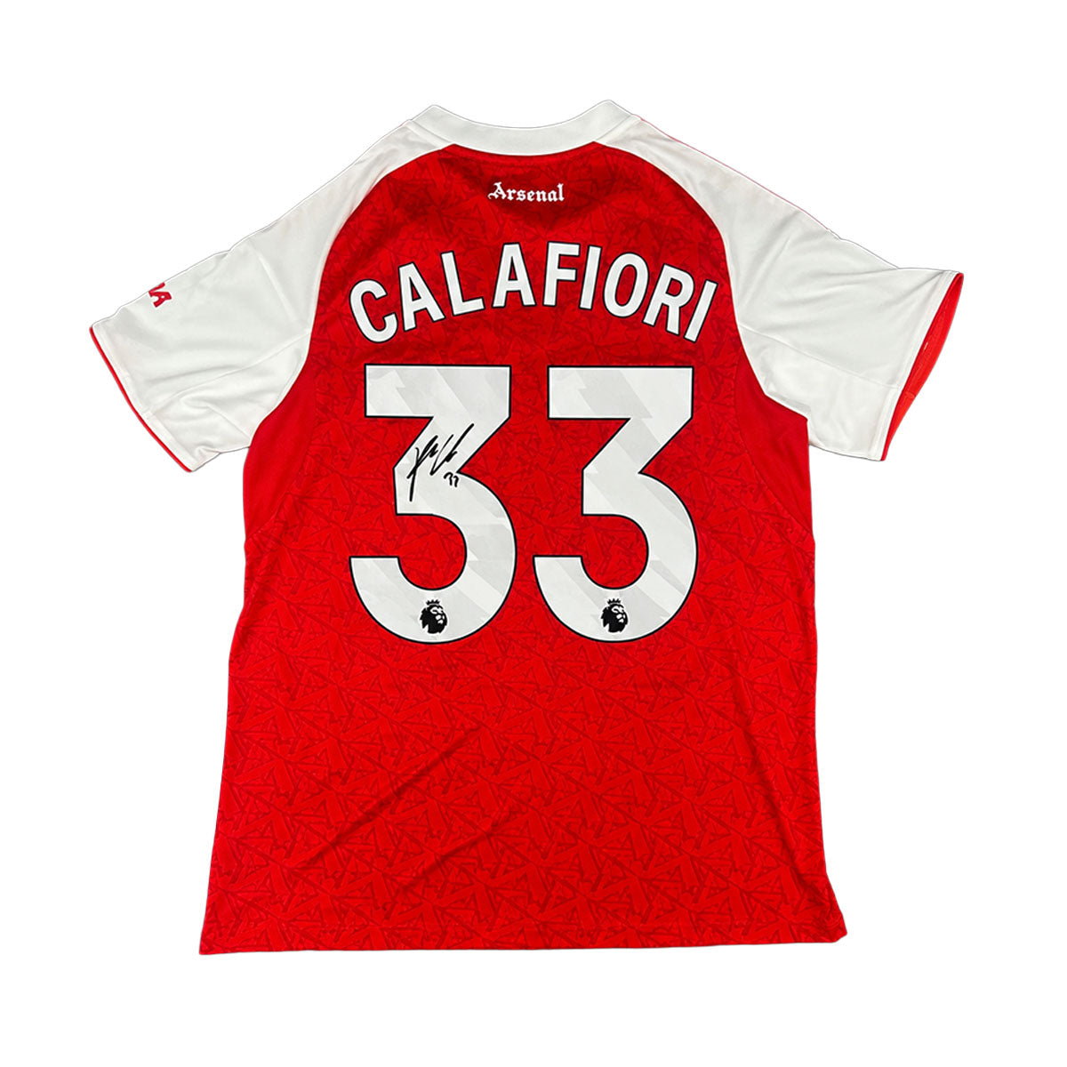 Riccardo Calafiori Signed Arsenal FC 2025/2026 Home Shirt