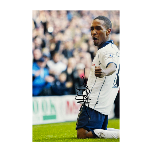 Jermain Defoe Signed Tottenham Hotspur A4 Photo