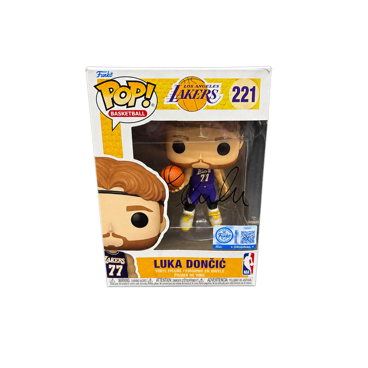 Luka Dončić Signed 'Luka Dončić' Funko Pop