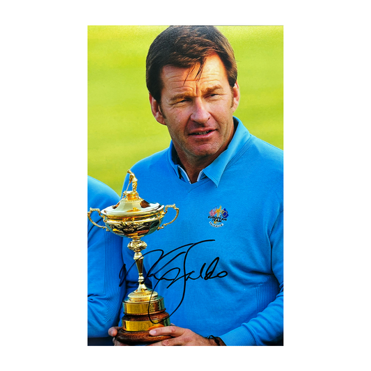 Nick Faldo Signed A3 Photo