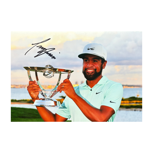 Tony Finau Signed A3 Photo