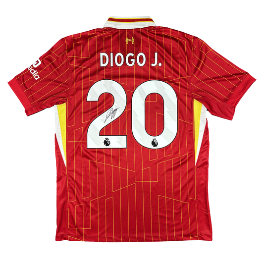 Diogo Jota Signed Liverpool 2024/2025 Home Shirt