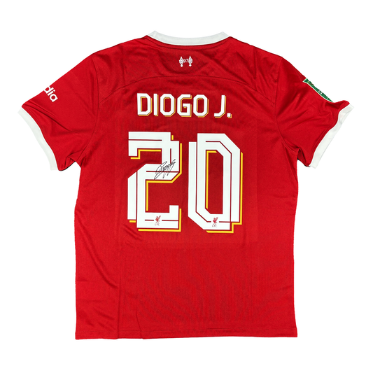 Diogo Jota Signed Liverpool 2022/2023 Home Shirt