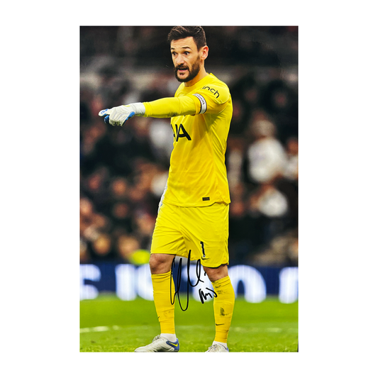 Hugo Lloris Signed Tottenham Hotspur A4 Photo
