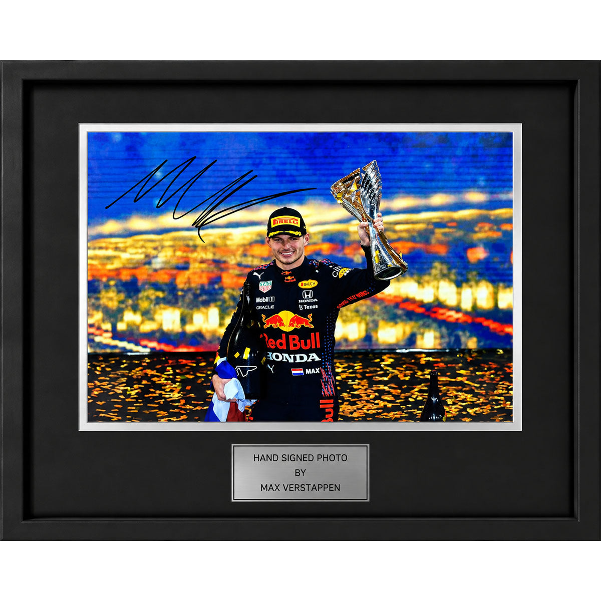 Max Verstappen Signed and Framed A4 Photo