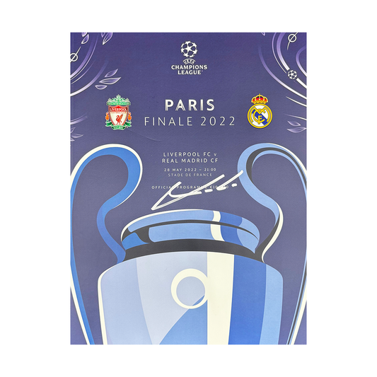 Luka Modrić Signed 2022 Champions League Final Programme