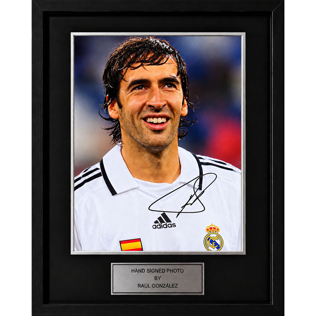 Raúl González Signed and Framed A4 Photo