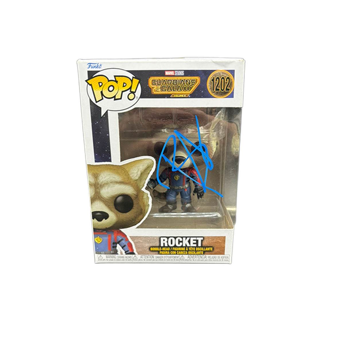 Bradley Cooper Signed 'Rocket' Funko Pop