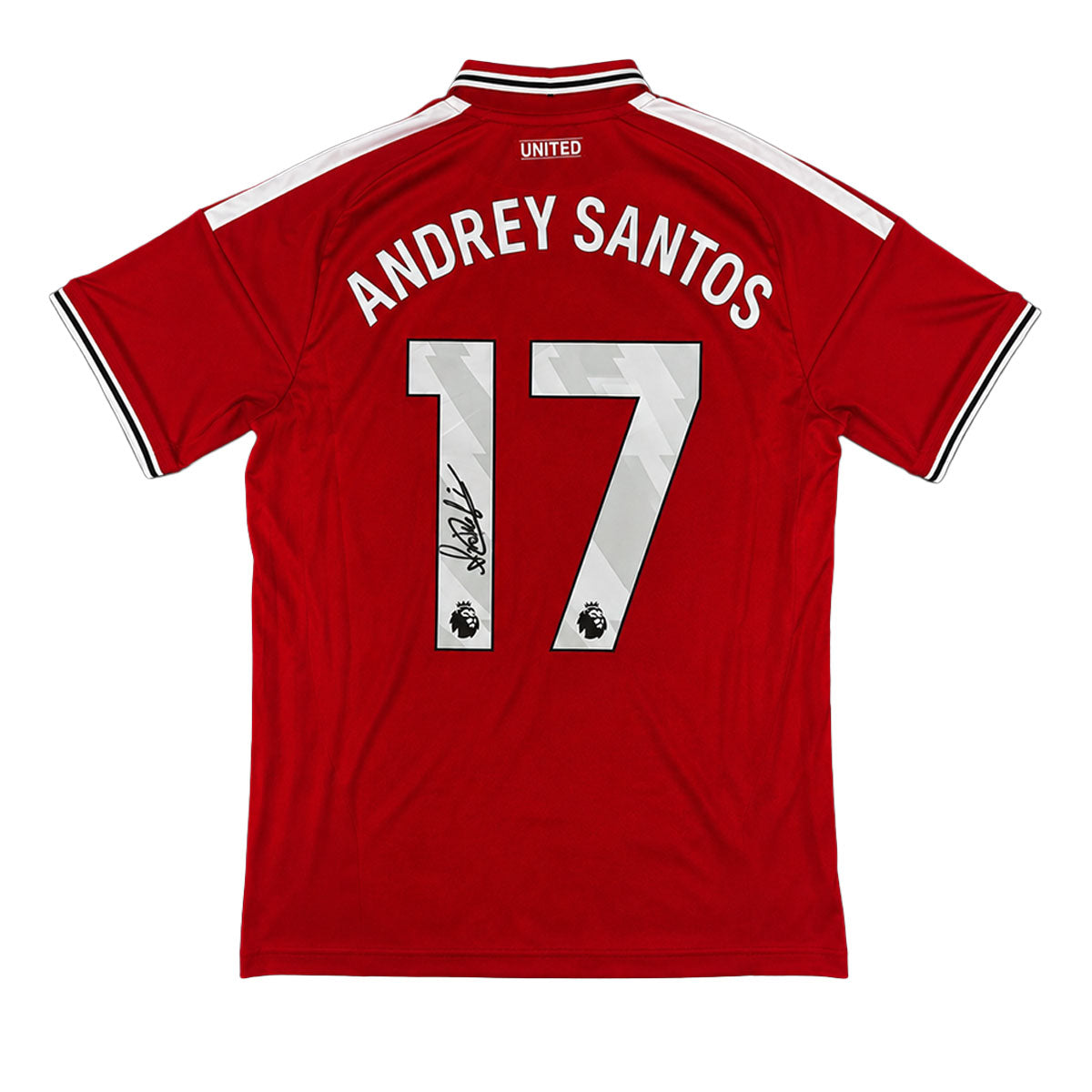 Andrey Santos Signed Manchester United 2026/2027 Home Shirt